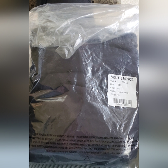 NWT Lands End BLACK Sport Knit High Rise Pants - Picture 3 of 6